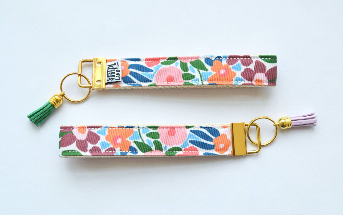 Key Fob Wristlet - Jeanne Floral