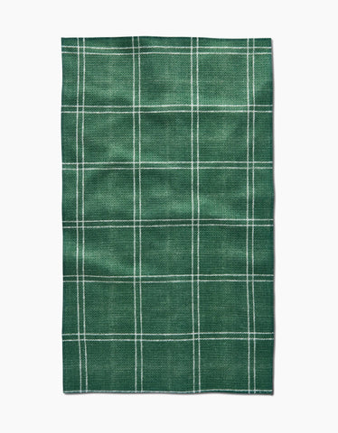 Pine Forest Plaid Tea Towel