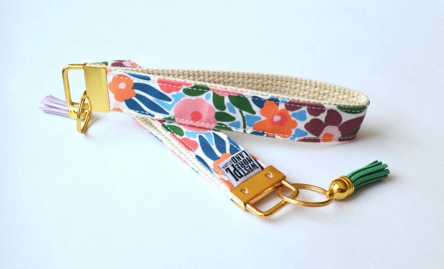 Key Fob Wristlet - Jeanne Floral