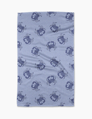 Summer Crabs Tea Towel