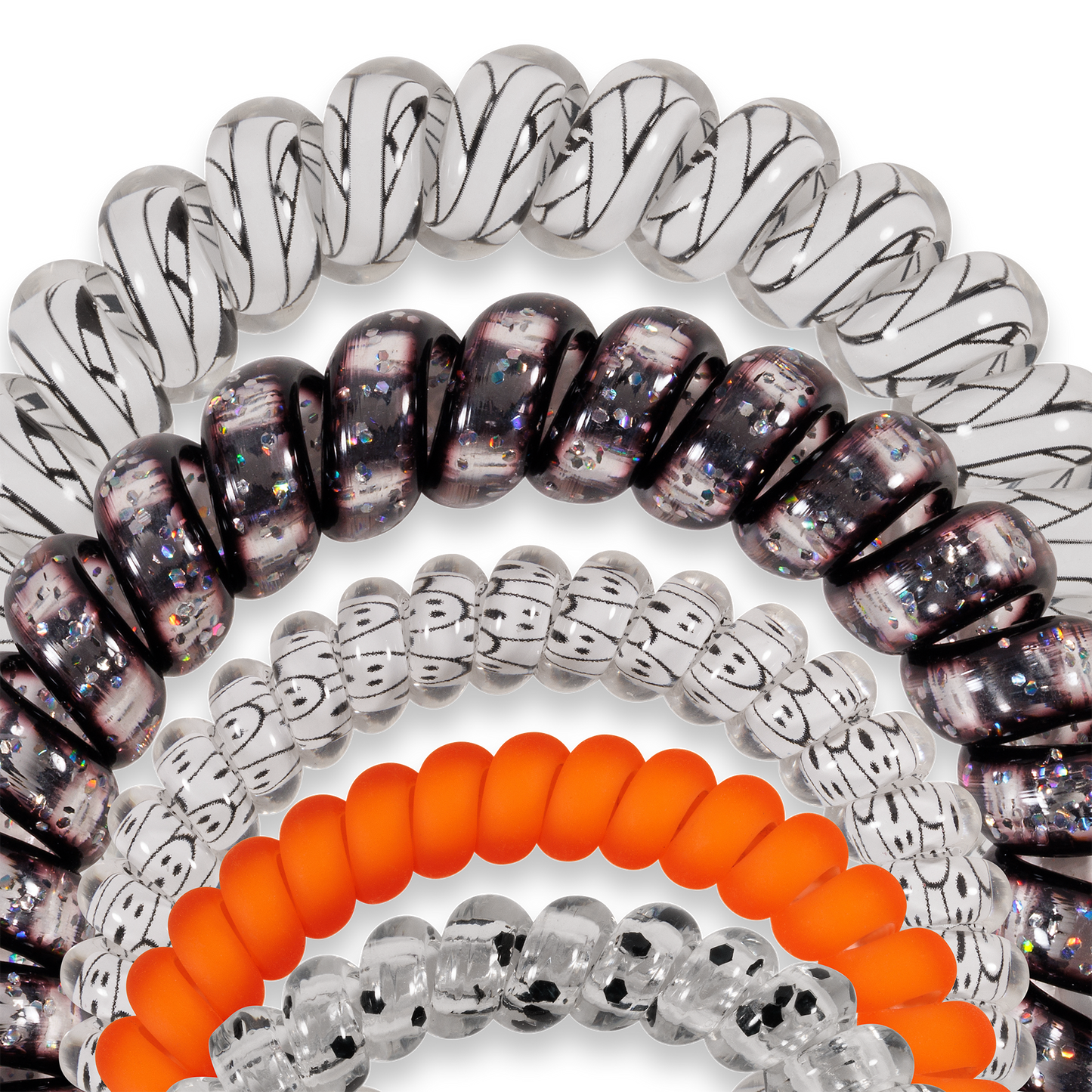 TELETIES - Spiral Hair Coils | Mix Pack | Mummy Knows Best Hair Ties