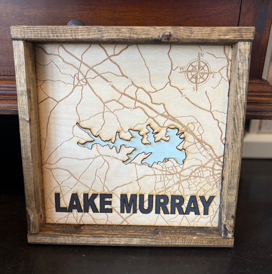 12" X 12" Lake Murray Sign
