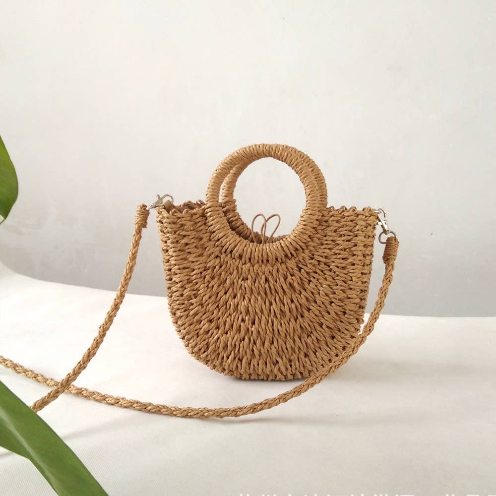 Rattan Woven Straw Bag