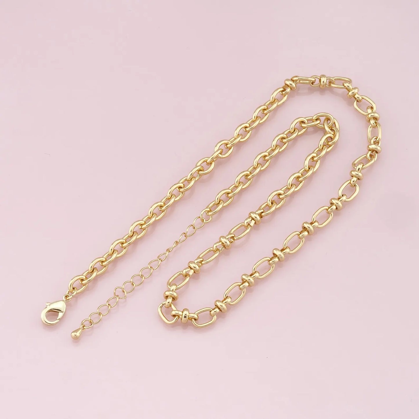 18K Gold Filled Linked Necklace