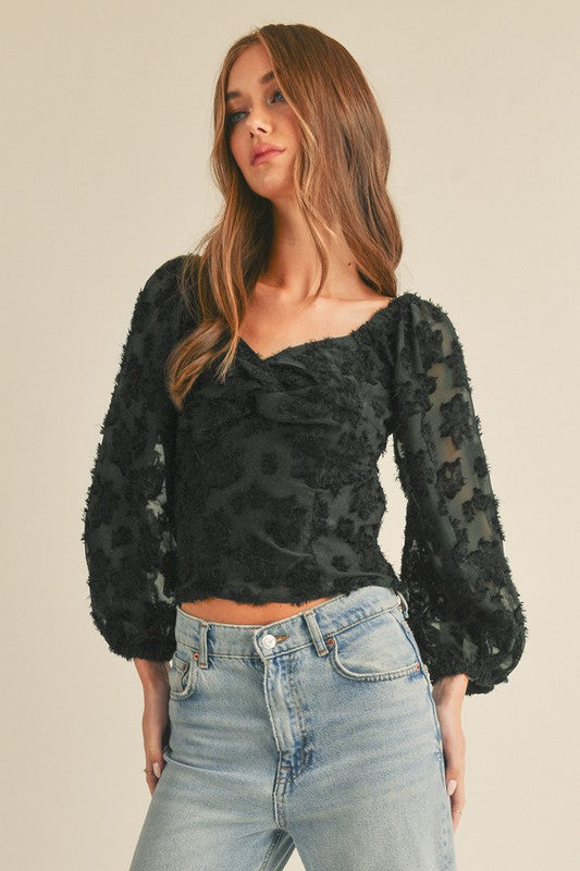 Twist Front Detail Blouse