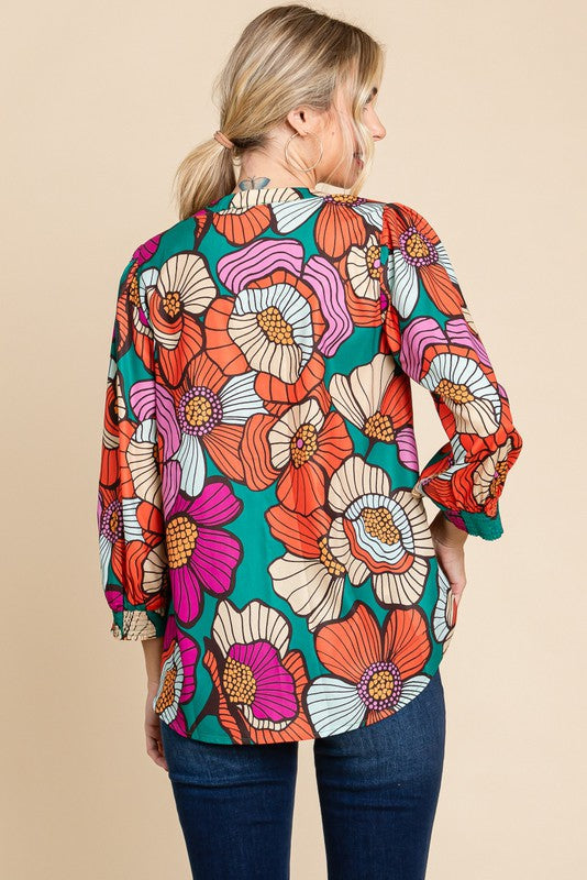 Wild Flower Blouse