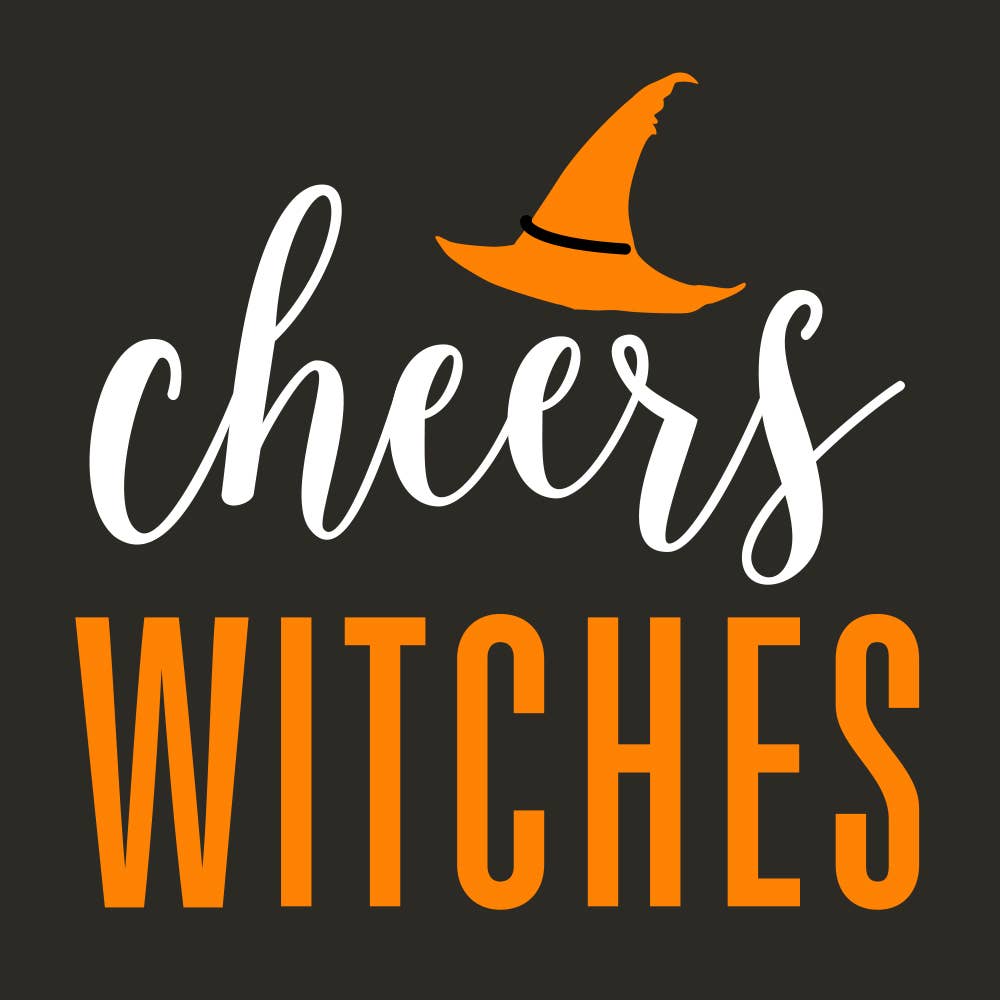 Funny Halloween Cocktail Napkins | Cheers Witches