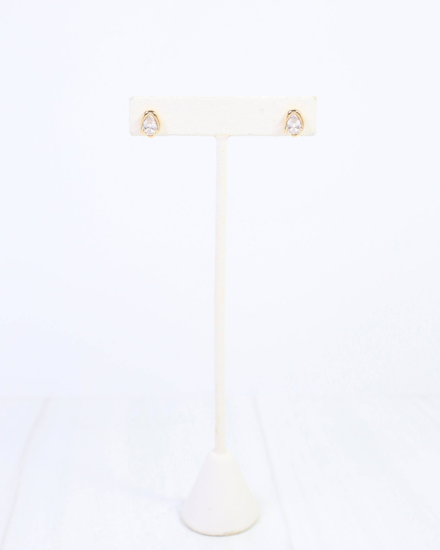 Mackenzie Tear Drop CZ Studs