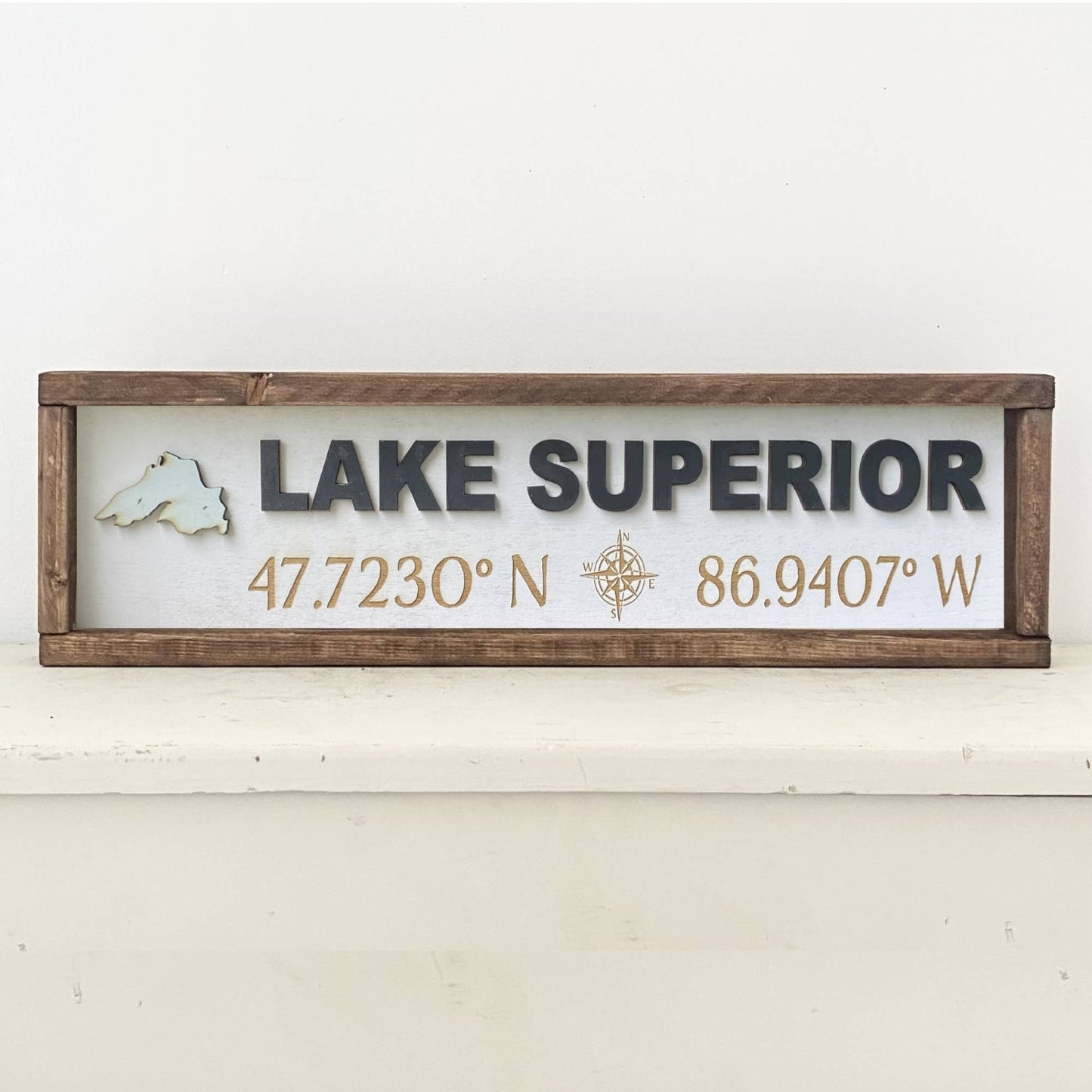 24x6 Lake Murray Sign - Block Lettering Coordinate