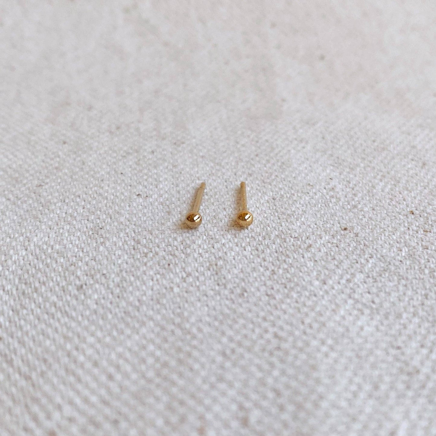 14k Gold Filled 2.0mm Ball Stud Earrings