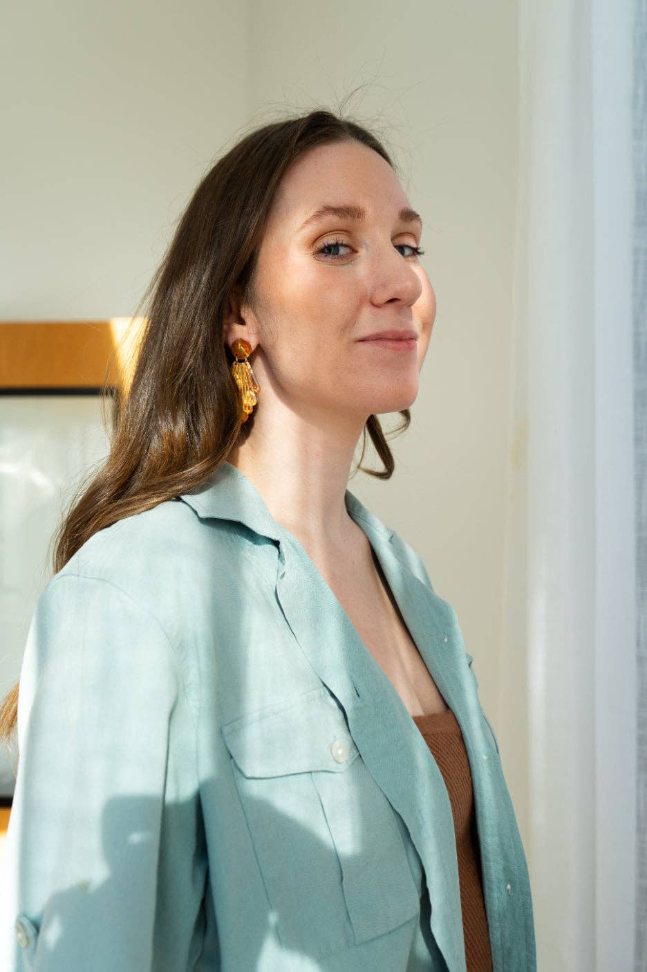 Copper Florence Earrings
