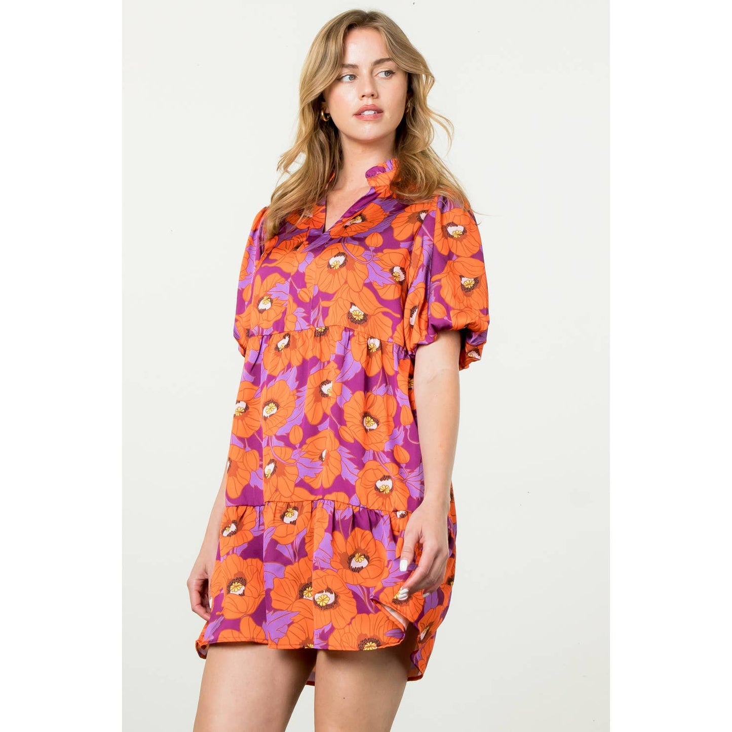 Poppy Puff Sleeve Dress
