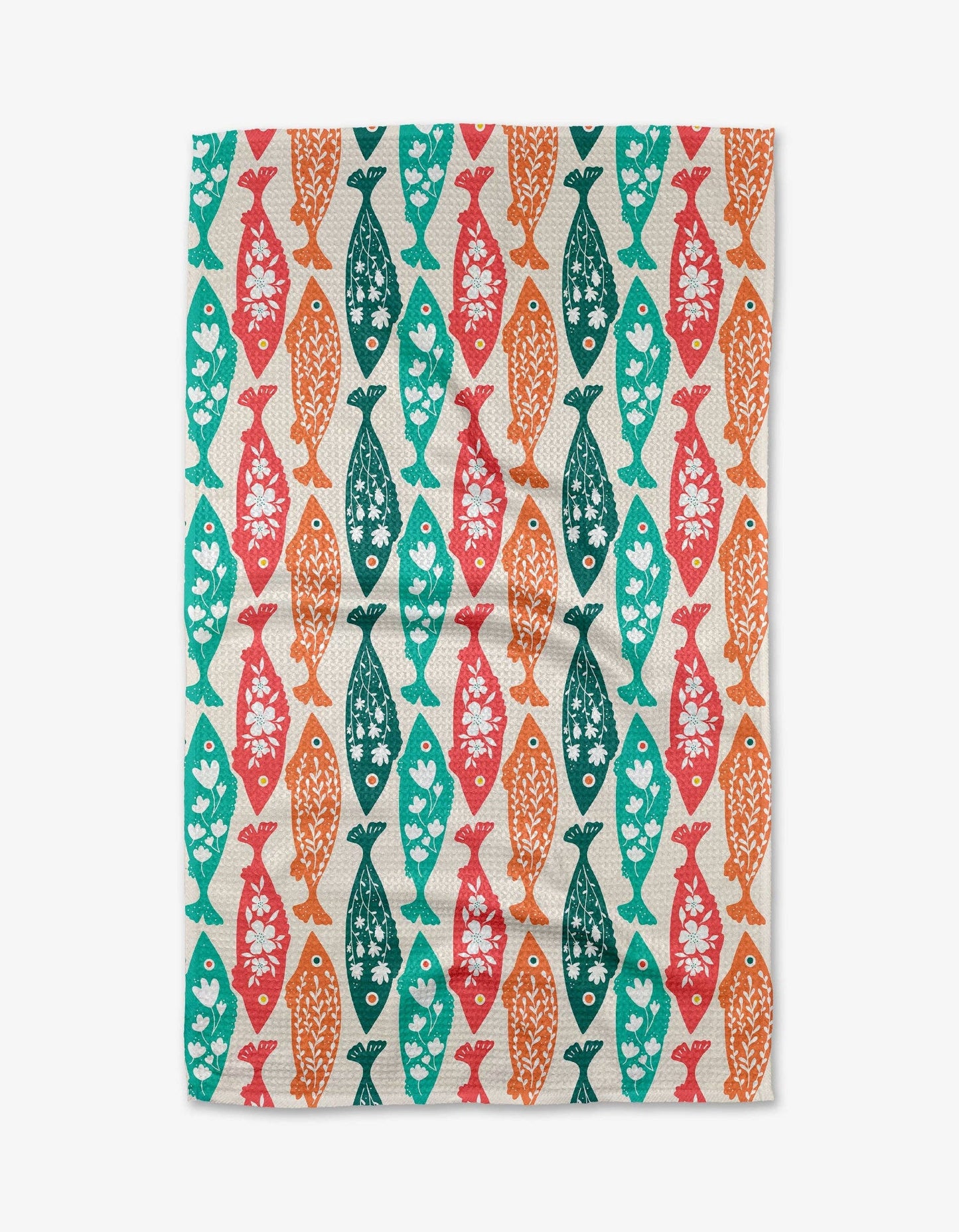 Geometry - Swedish Fish Tea Towel