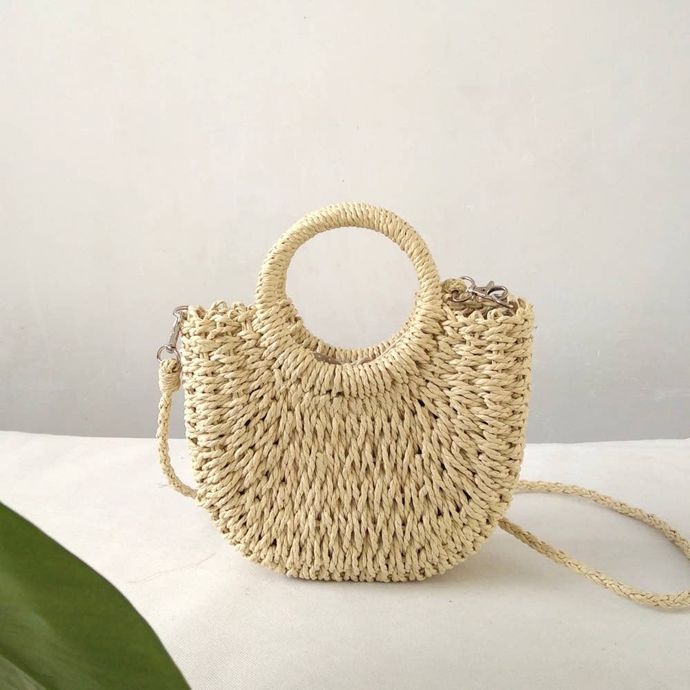 Rattan Woven Straw Bag