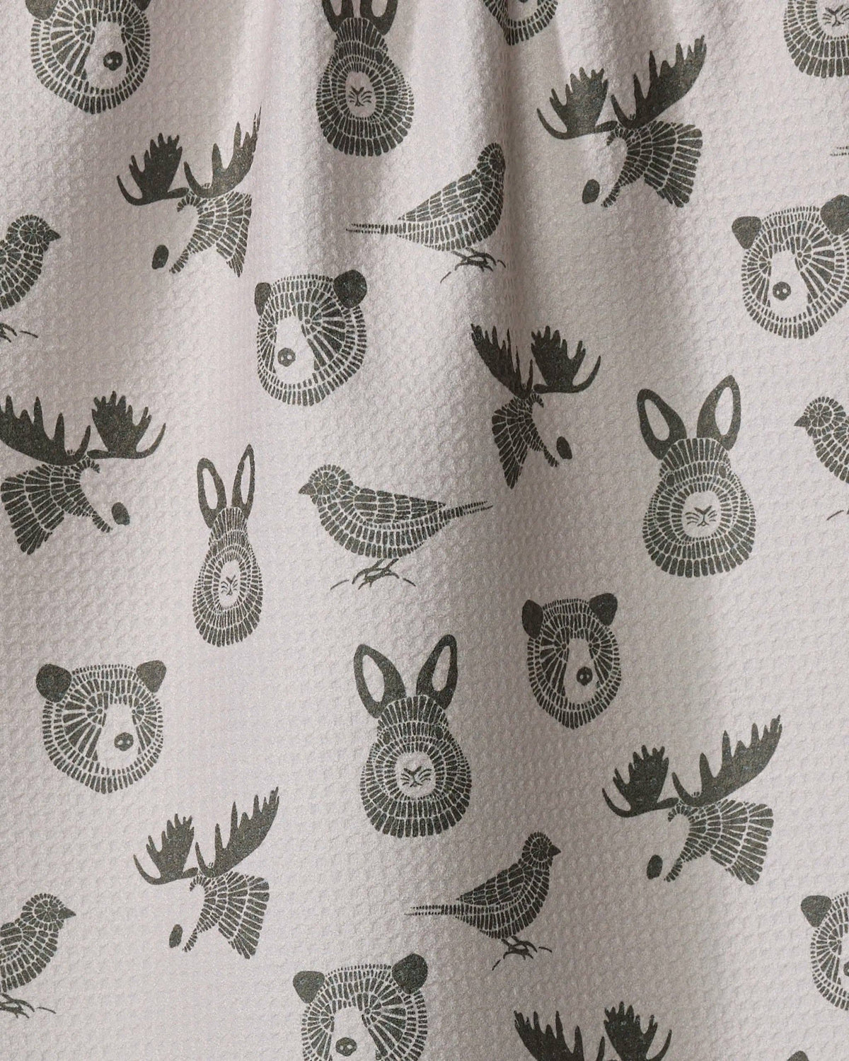 Geometry - Forest Animals Tea Towel