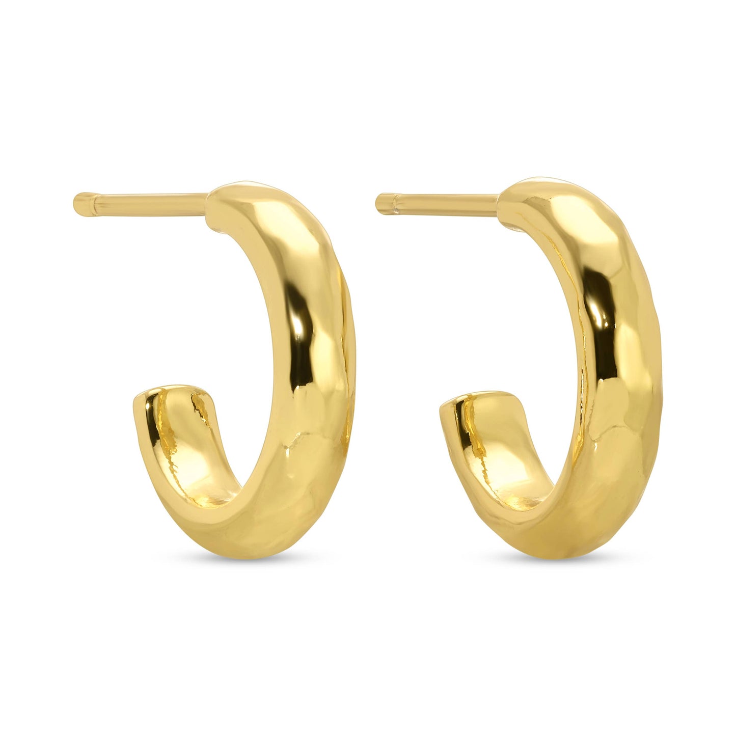 Graduating Textured Hoops