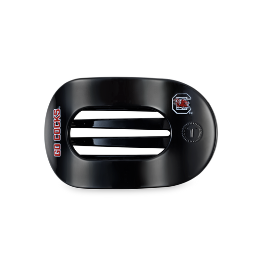 TELETIES - Flat Round Hair Clip | Medium | Go Cocks!