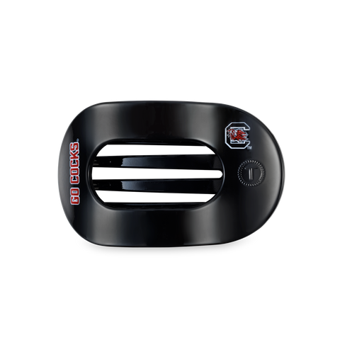 TELETIES - Flat Round Hair Clip | Medium | Go Cocks!