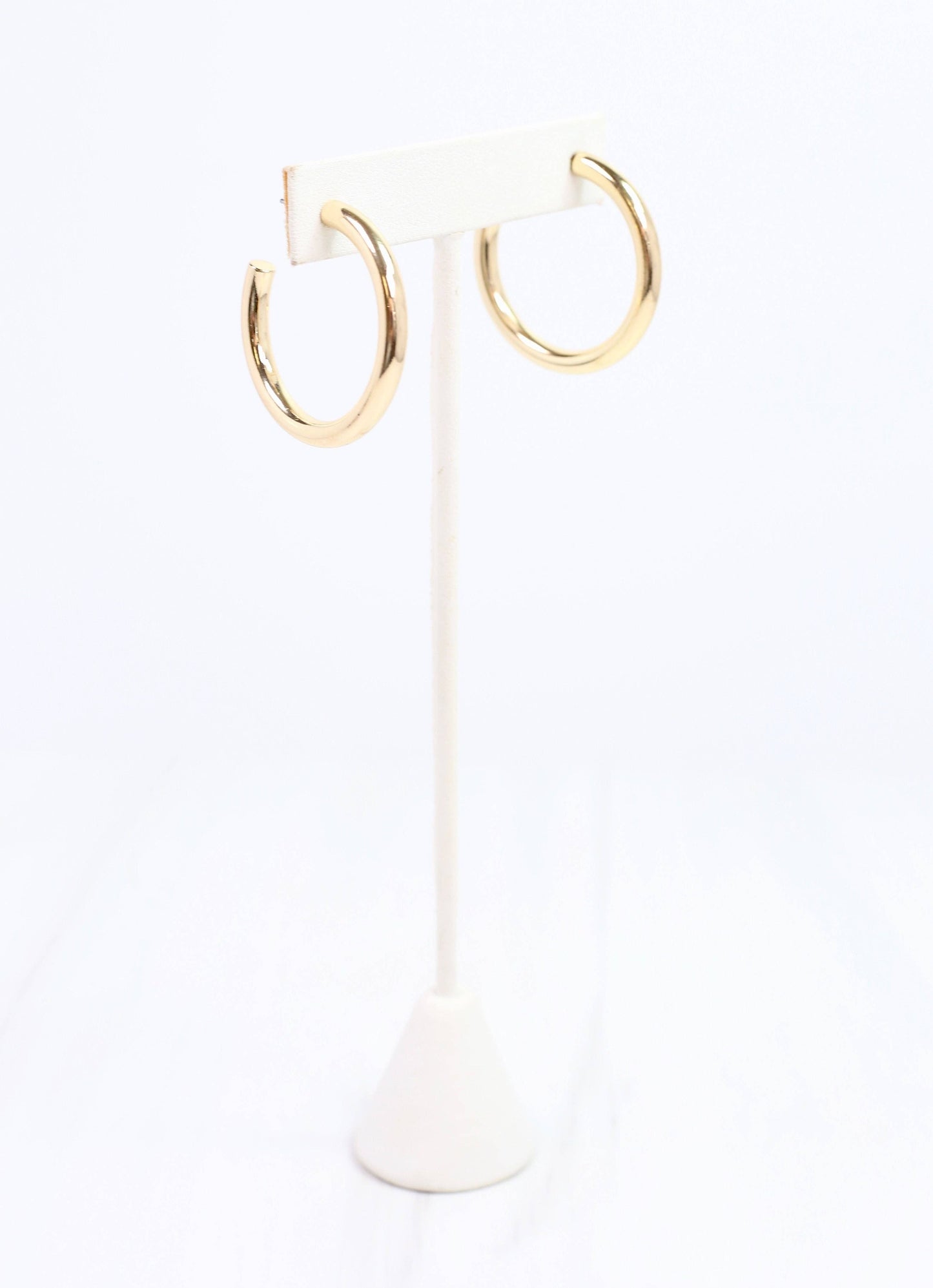 1.5" Shiny Gold Hoops