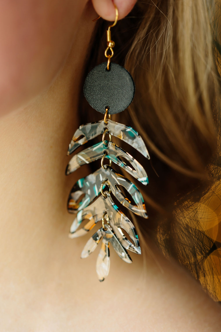 Punchy Palm Earrings