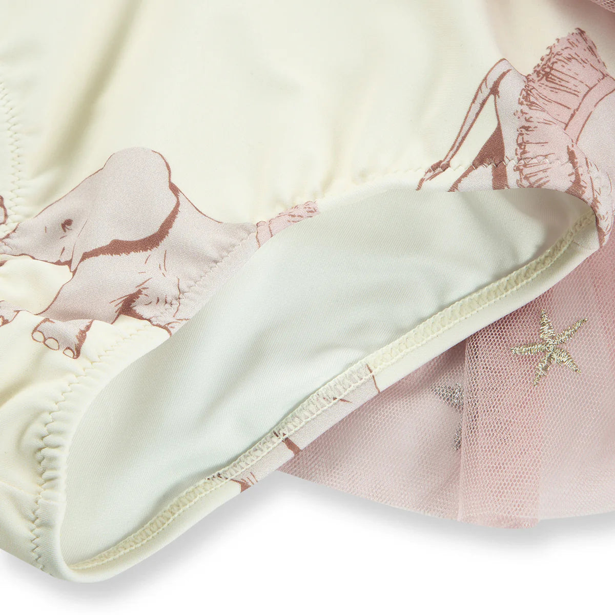Tutu Elephant Ballet Skirt Swimsuit