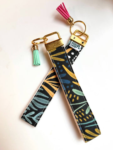 Key Fob Wristlet - Henrietta Mustard