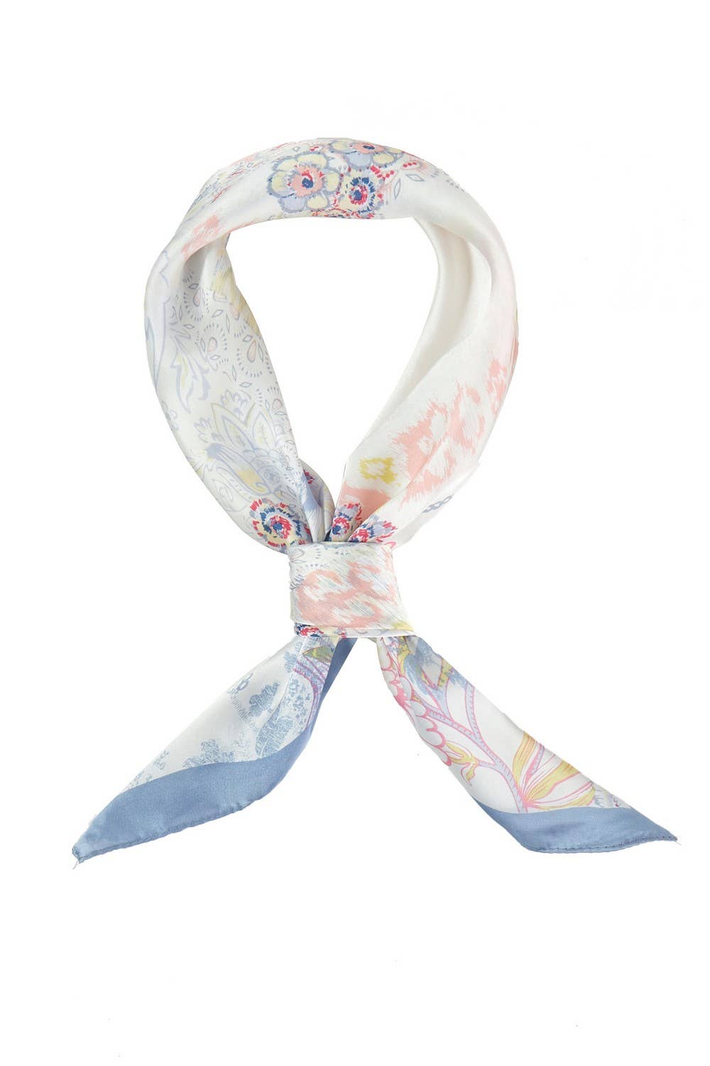 Abstract Floral Print Bandana