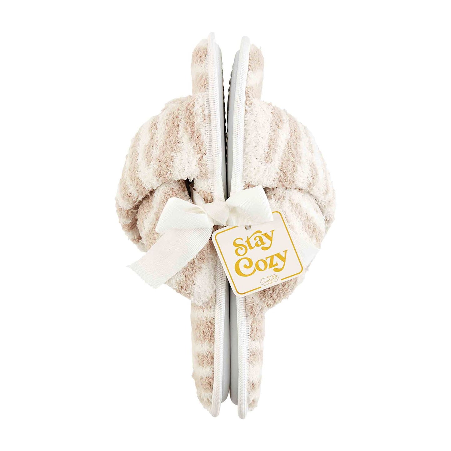 Zebra Chenille Slippers