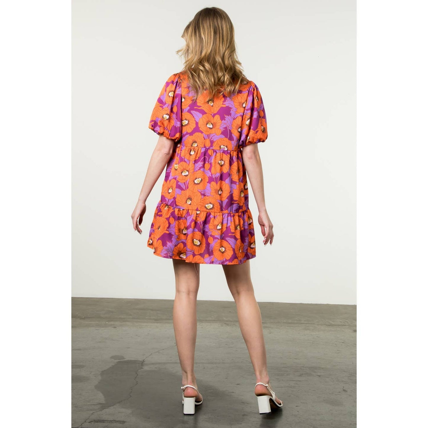 Poppy Puff Sleeve Dress