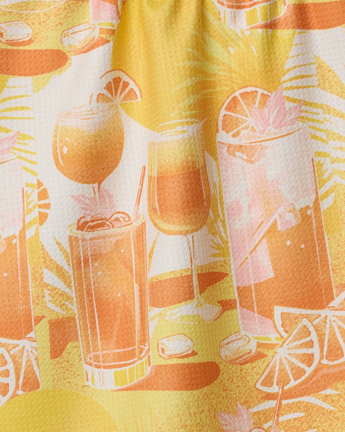 Geometry - Sunset Happy Hour Tea Towel
