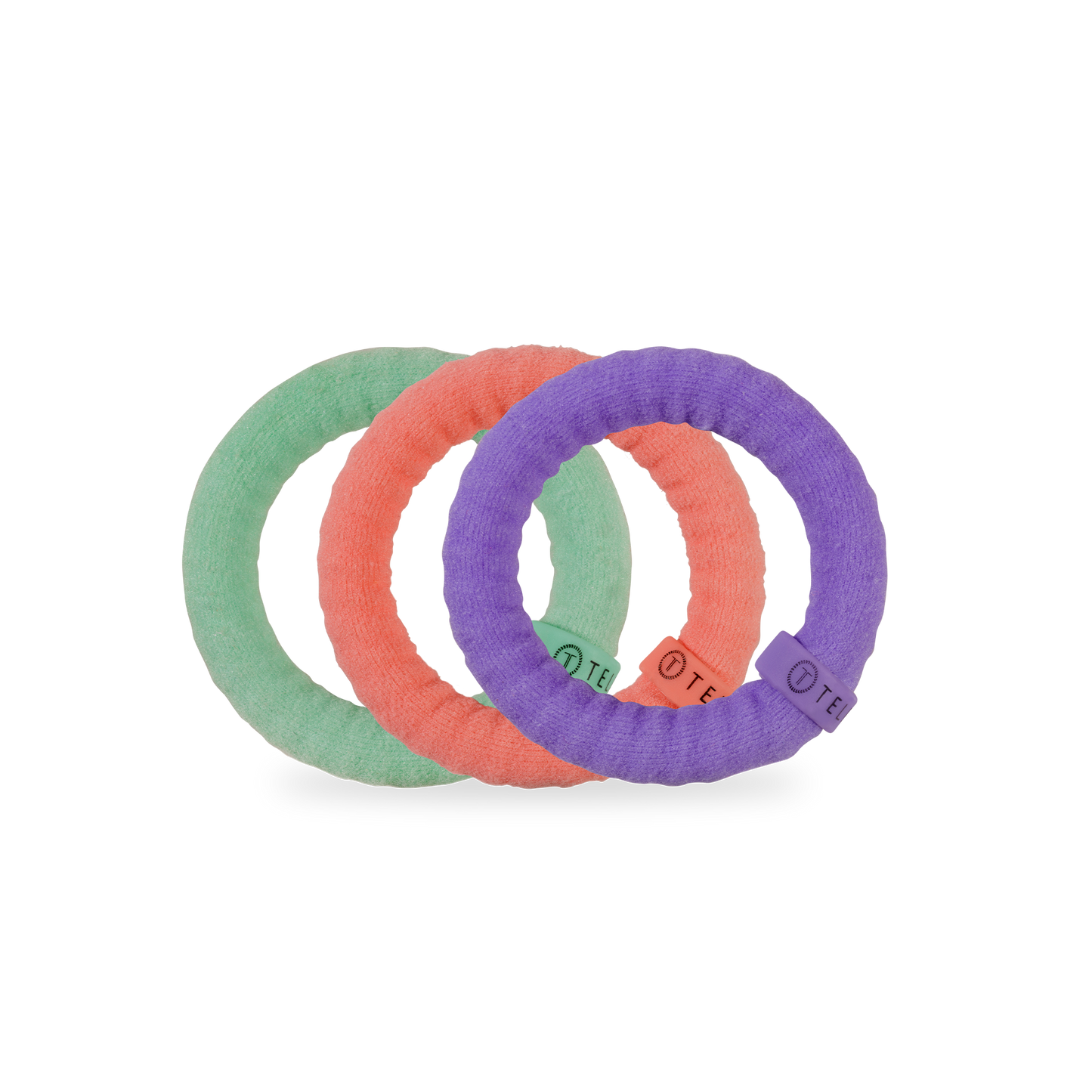 TELETIES - Nylon Hair Ties | Small | Color Rush