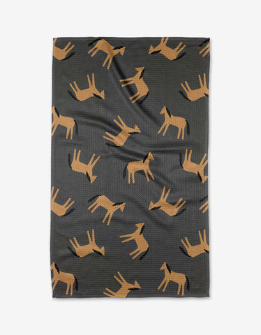 Geometry - Horses Tea Towel