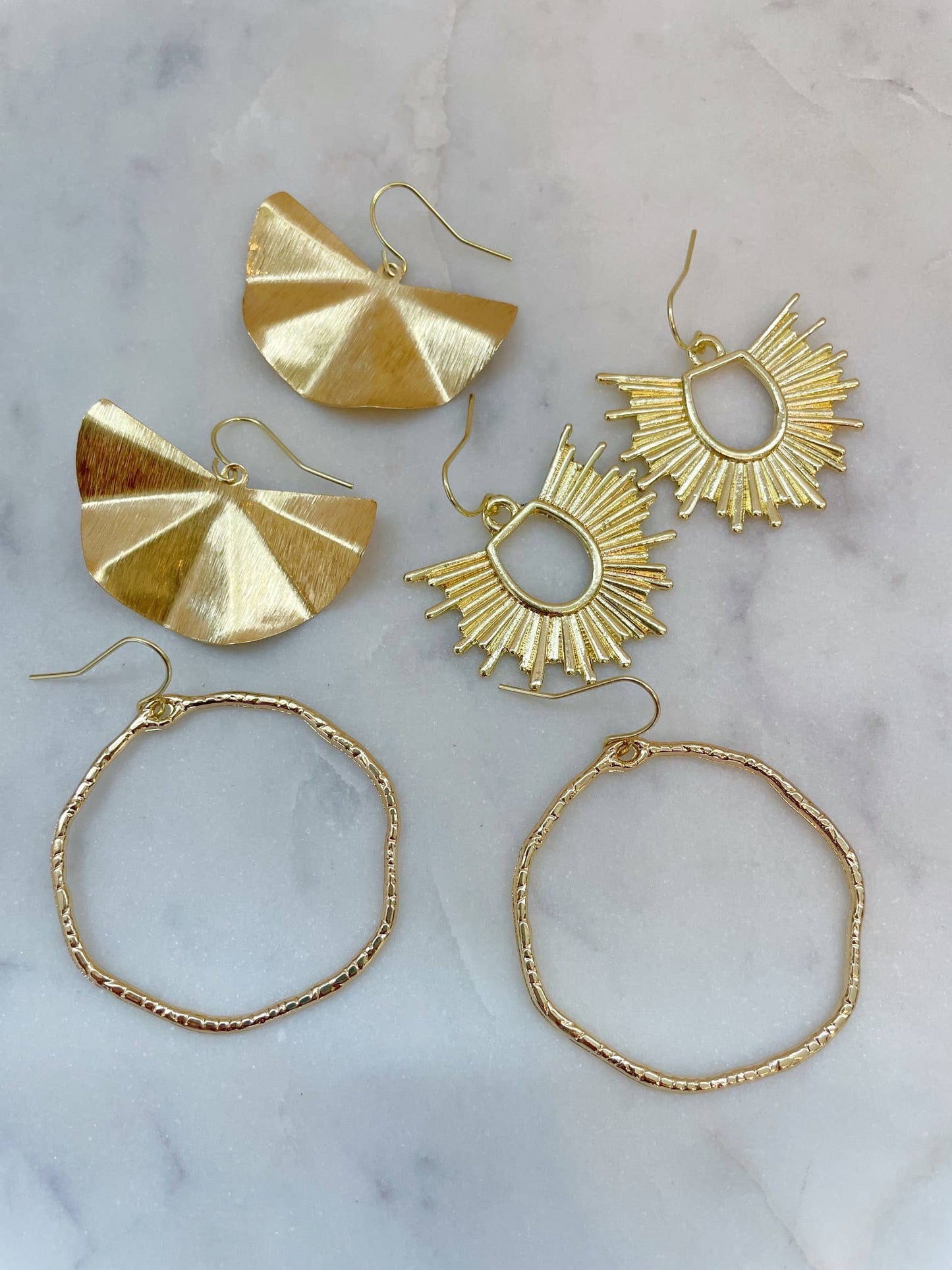 Gold Statement Earrings
