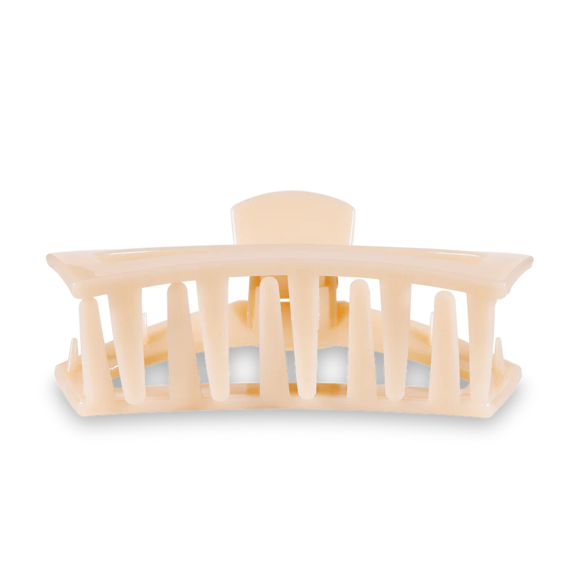 Classic Almond Beige Open Hair Clip