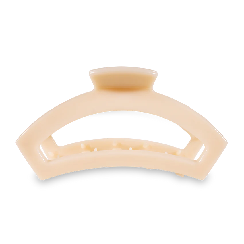 Classic Almond Beige Open Hair Clip