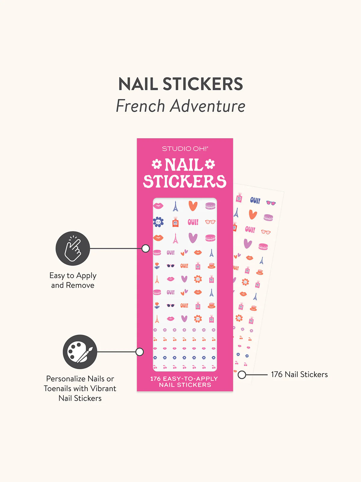 Outdoor Escape Nail Stickers