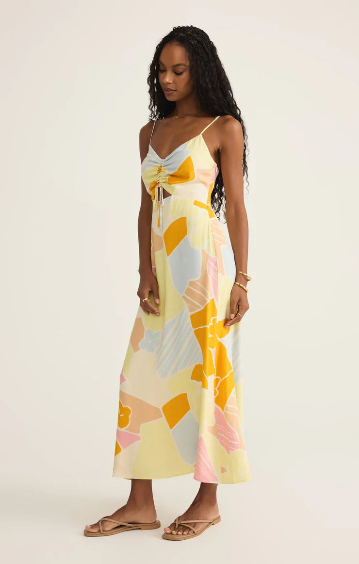 Aura Riviera Floral Maxi Dress