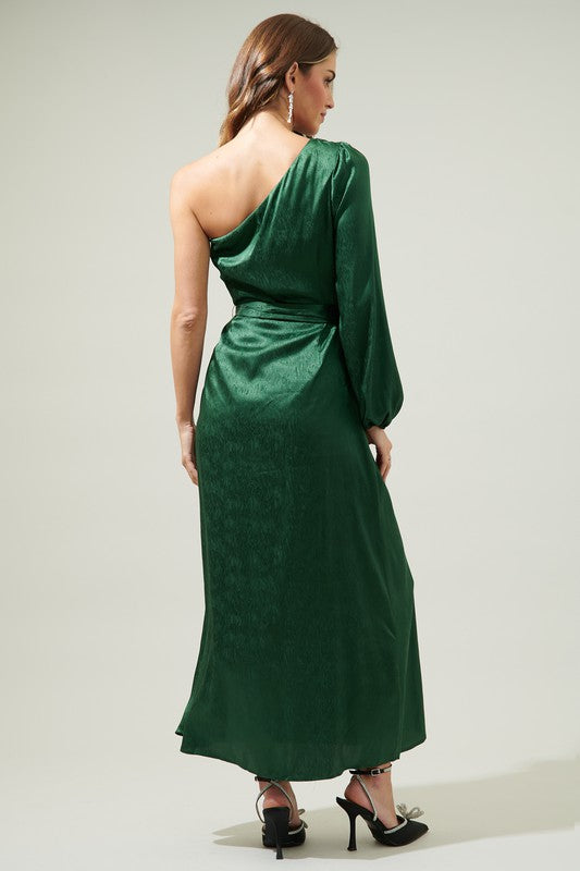 Azazie One Shoulder Maxi Dress