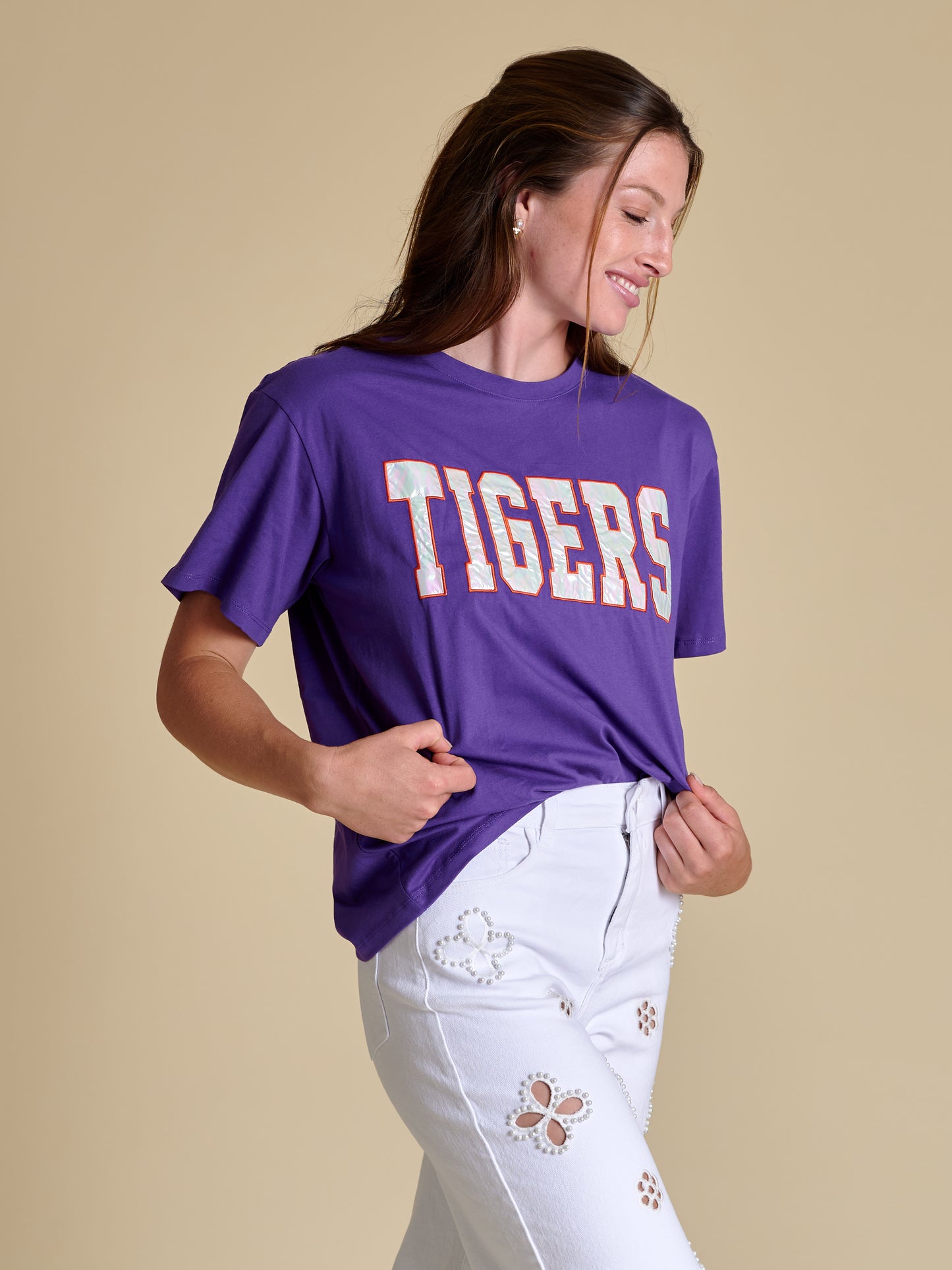 Tigers Boyfriend Tee | Clemson