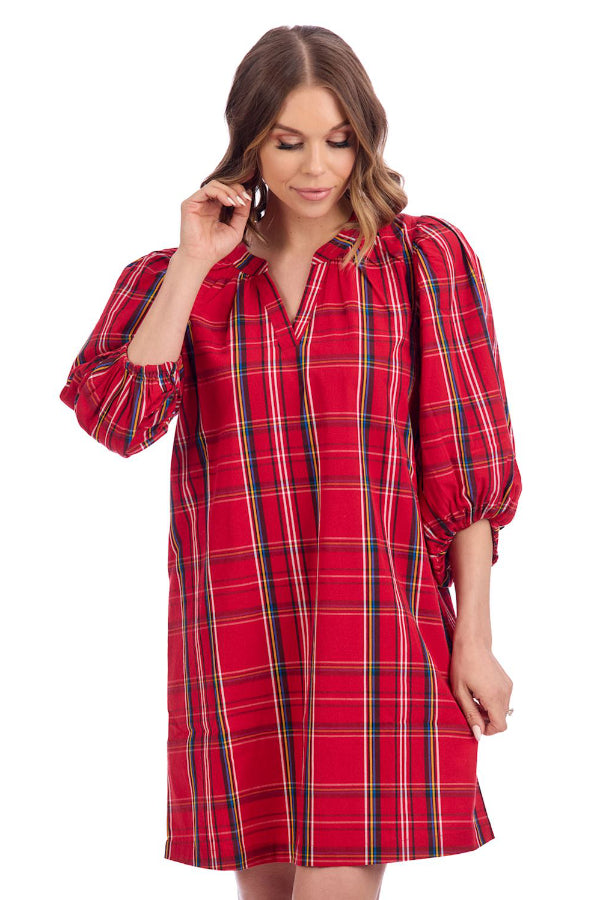 Babs Balloon Sleeve Dress