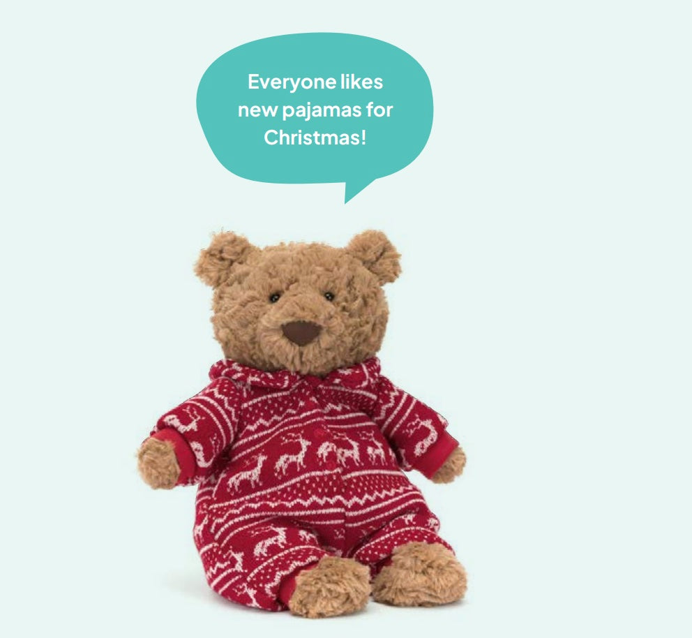 Bartholomew Bear Winter Pyjamas