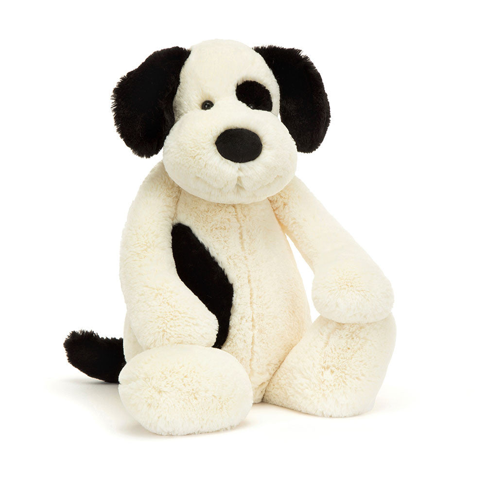 Bashful Black & Cream Puppy Huge