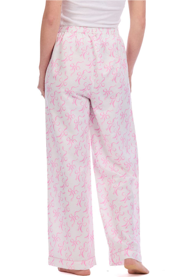 Pink Bow Pajama Pants