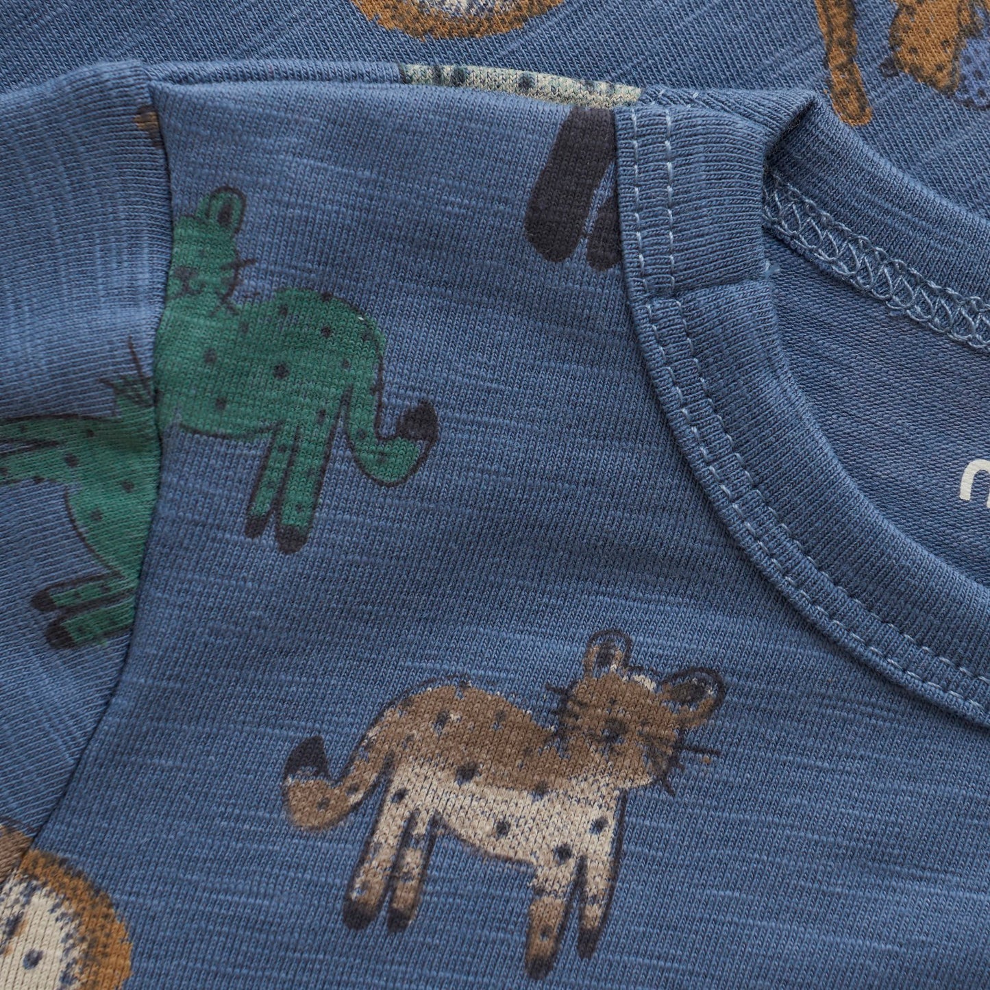 Boys Blue Savannah Animal LS T-shirt