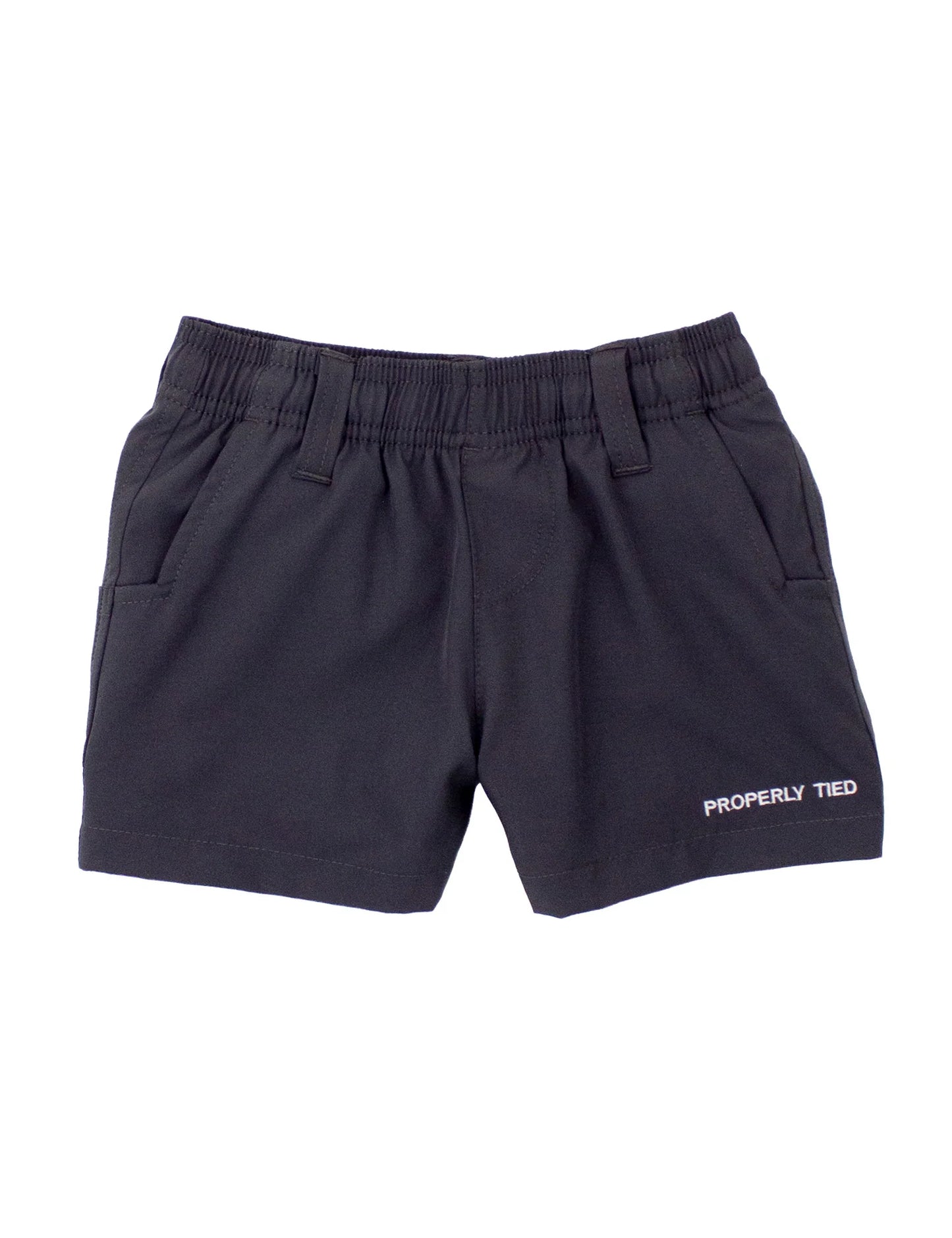 Boys Pintail Short Charcoal