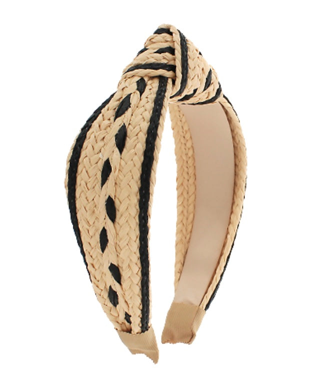 Braided Raffia Headband