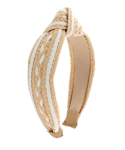 Braided Raffia Headband