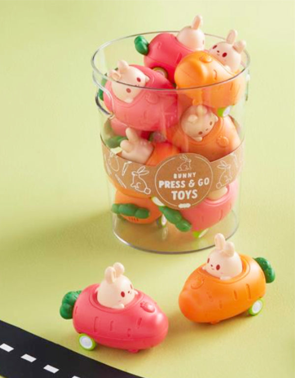 Bunny Press & Go Toys