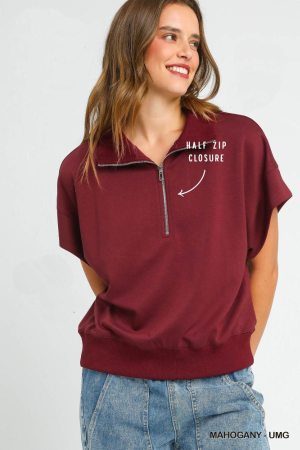 Luxeknit Relaxed Half-Zip Pullover