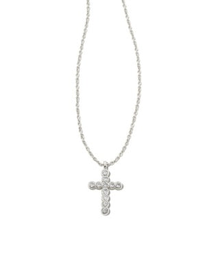 Crystal Cross Pendant Necklace